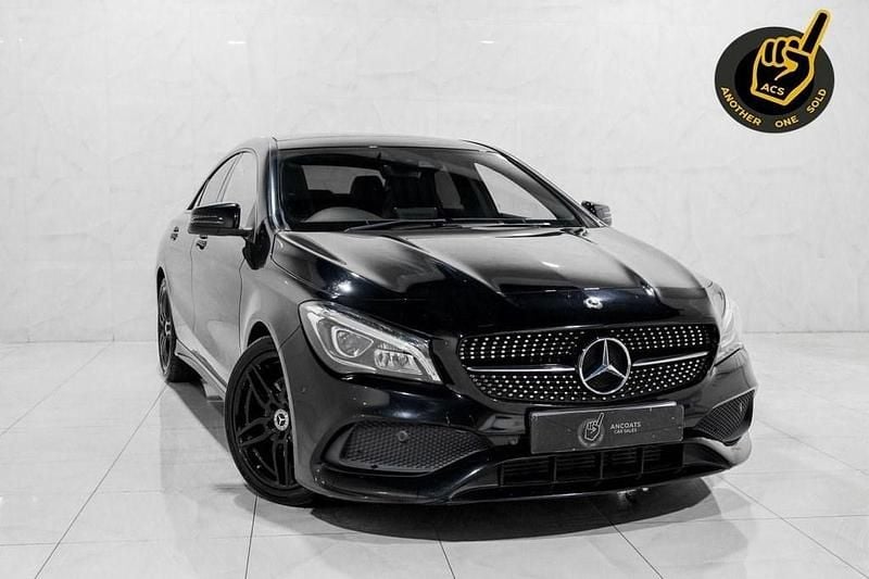 Used Mercedes CLA220 AMG line 2018 Black Sedan
