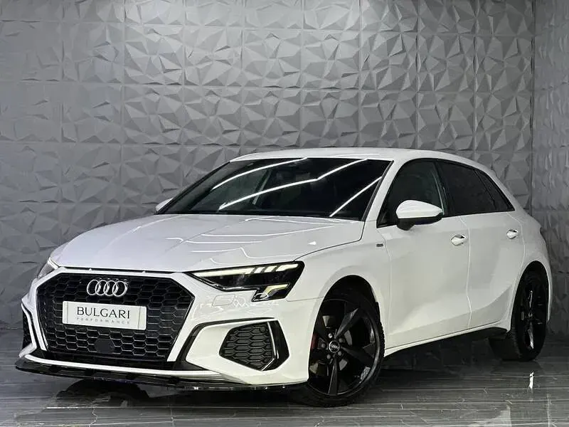 Used Audi A3 S-Line 110 HP (80 kW) 2020 White Sedan
