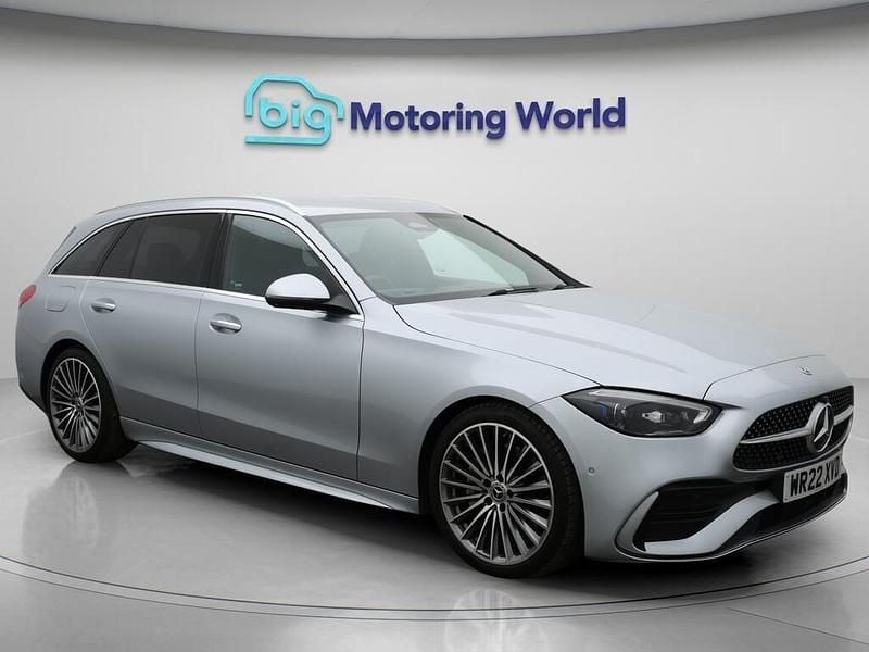 Silver Used 2022 Mercedes C200 AMG Line Premium Estate | £23,800 (Expensive) - Image 1/4