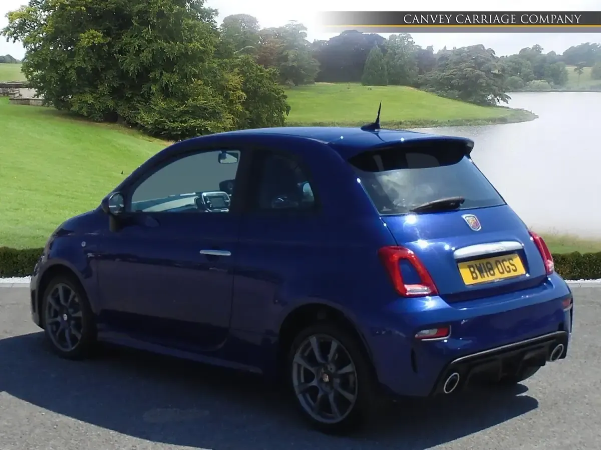 Used Abarth 595 145 HP (106 kW) 2018 Blue Hatchback