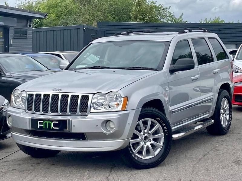 Silver Used 2007 Jeep Grand Cherokee Overland SUV | £4,499 (Fair price) - Image 1/3