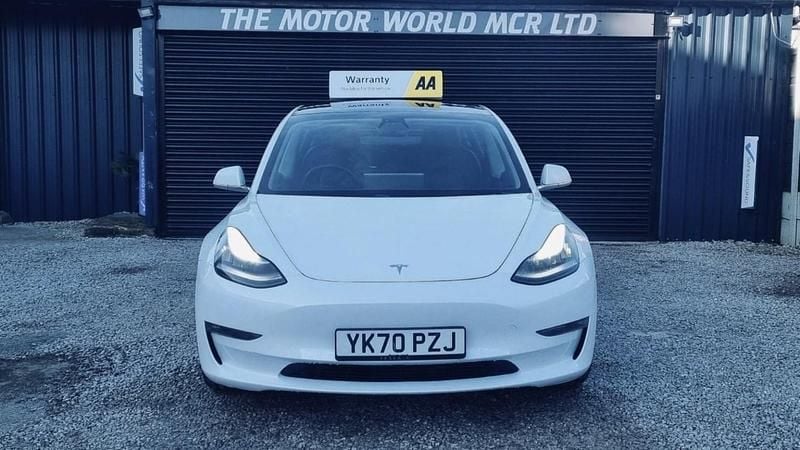 Used Tesla Model 3 Long Range AWD 77 kW (106 HP) 2020 White Sedan