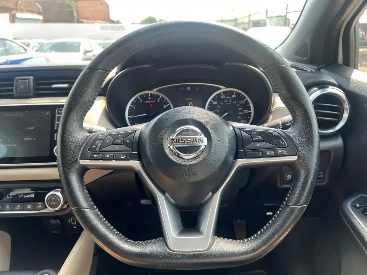 Used Nissan Micra Tekna 2020 White Hatchback