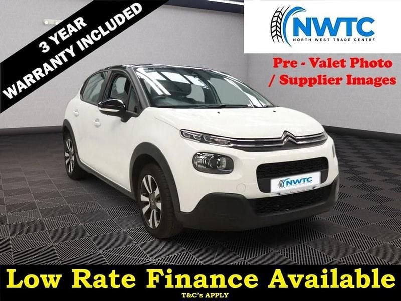 White Used 2018 Citroën C3 Feel Hatchback | £7,495 (Fair price) - Image 1/3