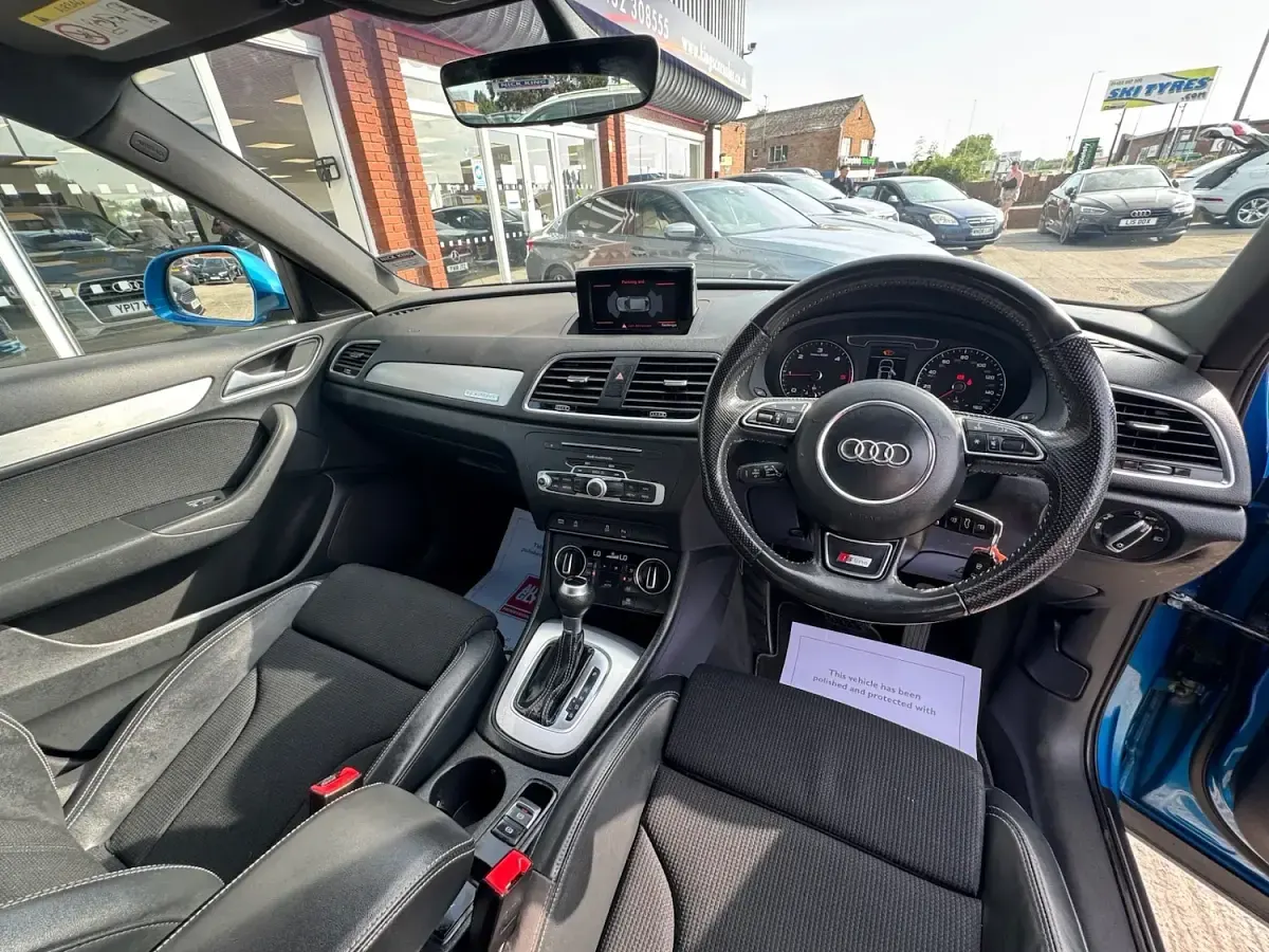 Used Audi Q3 S-Line 150 HP (110 kW) 2017 Blue SUV