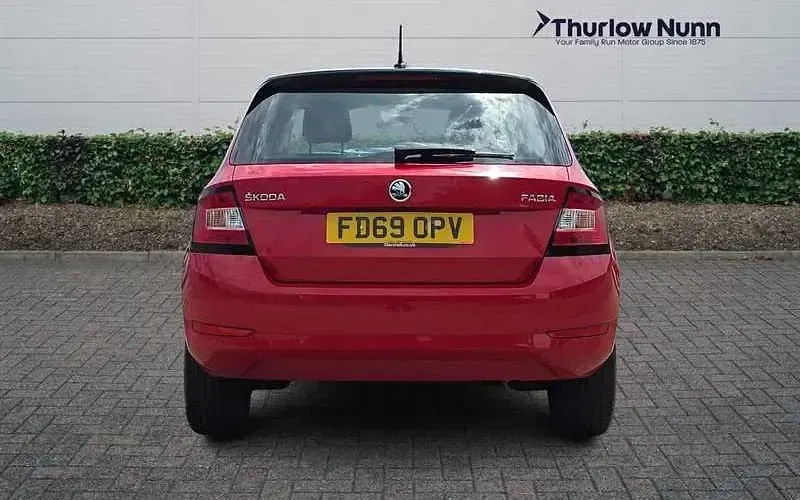Used Skoda Fabia Colour Edition 95 HP (69 kW) 2020 Red Hatchback