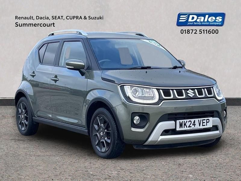 Pearl metallic tough khaki Used 2024 Suzuki Ignis SZ5 Hatchback | £16,000 (Fair price) - Image 1/3