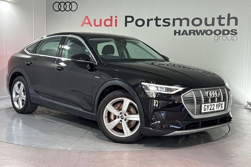 Black Used 2022 Audi e-tron Black Edition SUV | £23,840 (Super price) - Image 1/4
