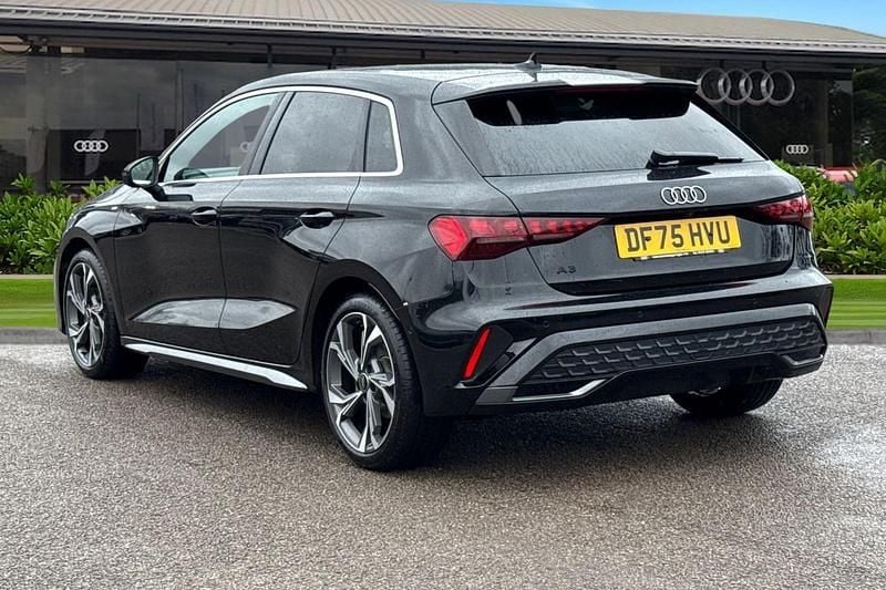 Used Audi A3 S-Line 150 HP (110 kW) 2025 Black Hatchback