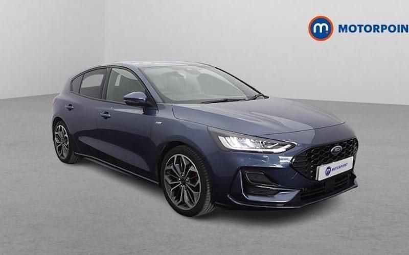 Used Ford Focus ST-Line X 125 HP (91 kW) 2023 Blue Hatchback