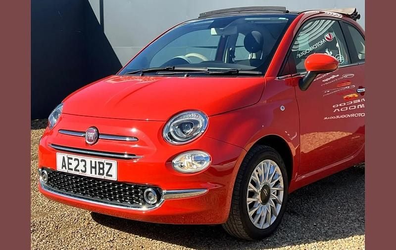 Used Fiat 500C 68 HP (50 kW) 2023 Orange Cabriolet
