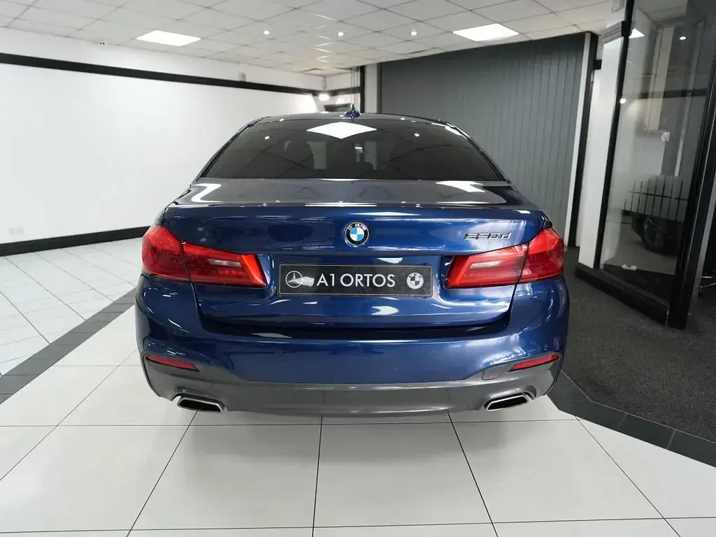 Used BMW 520 M Sport 190 HP (139 kW) 2018 Blue Sedan