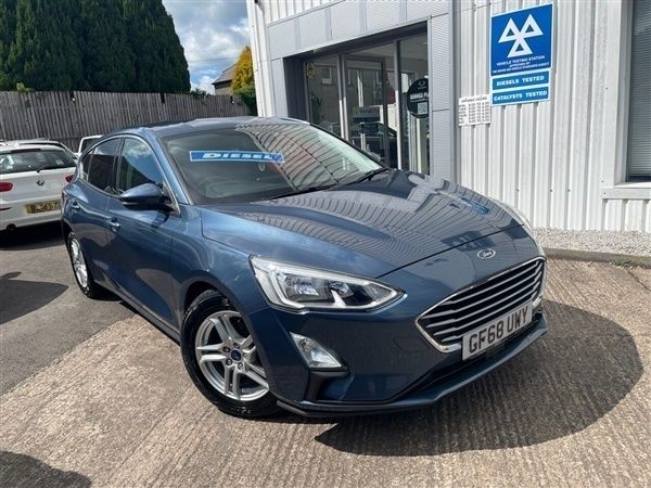 Blue Used 2018 Ford Focus Zetec Hatchback | £8,495 (Fair price) - Image 1/1