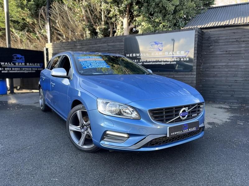 Blue Used 2015 Volvo V60 R-Design Estate | £12,495 (Fair price) - Image 1/4