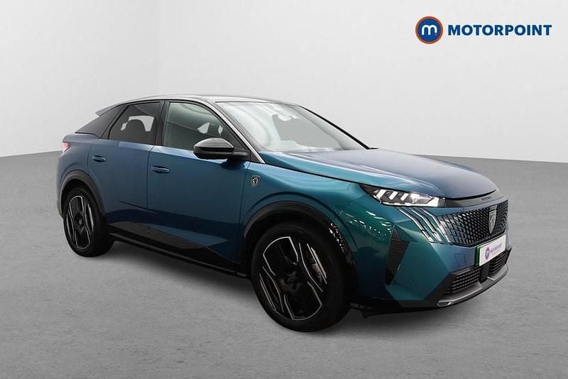 Blue Used 2024 Peugeot e-3008 GTi SUV | £27,599 (Fair price) - Image 1/4