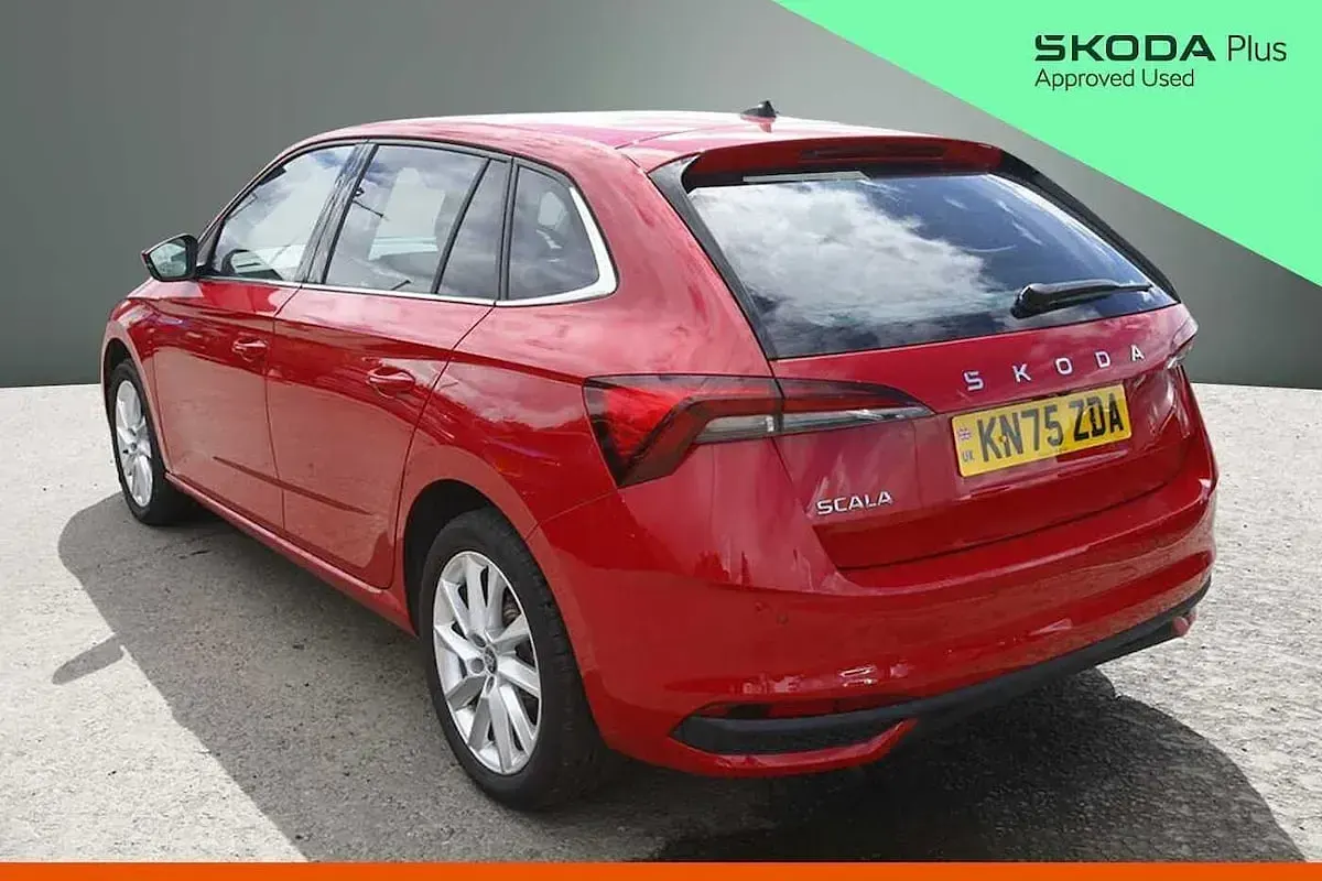 Used Skoda Scala SE L 115 HP (84 kW) 2025 Velvet red metallic Hatchback