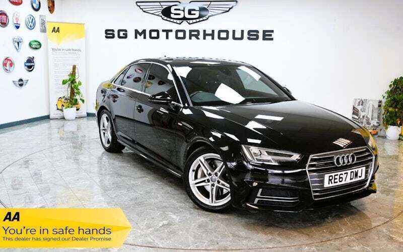 Black Used 2017 Audi A4 S-Line Sedan | £15,395 (Fair price) - Image 1/4