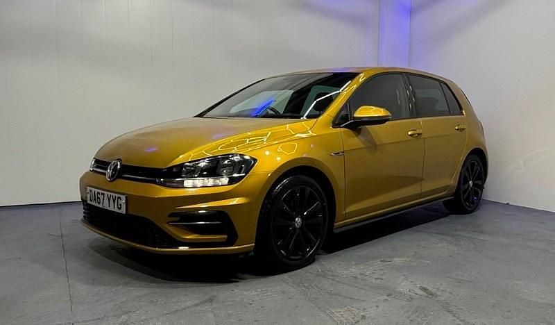 Used VW Golf VII R-line 150 HP (110 kW) 2018 Yellow Hatchback