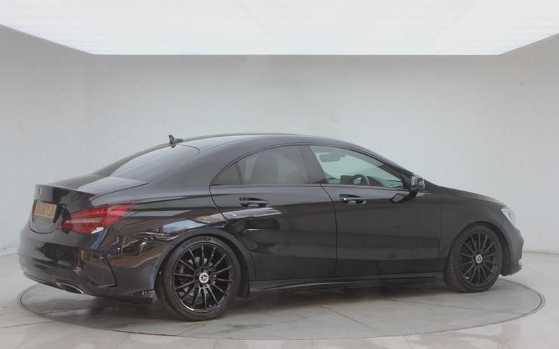 Used Mercedes CLA220 AMG line 2018 Black Sedan