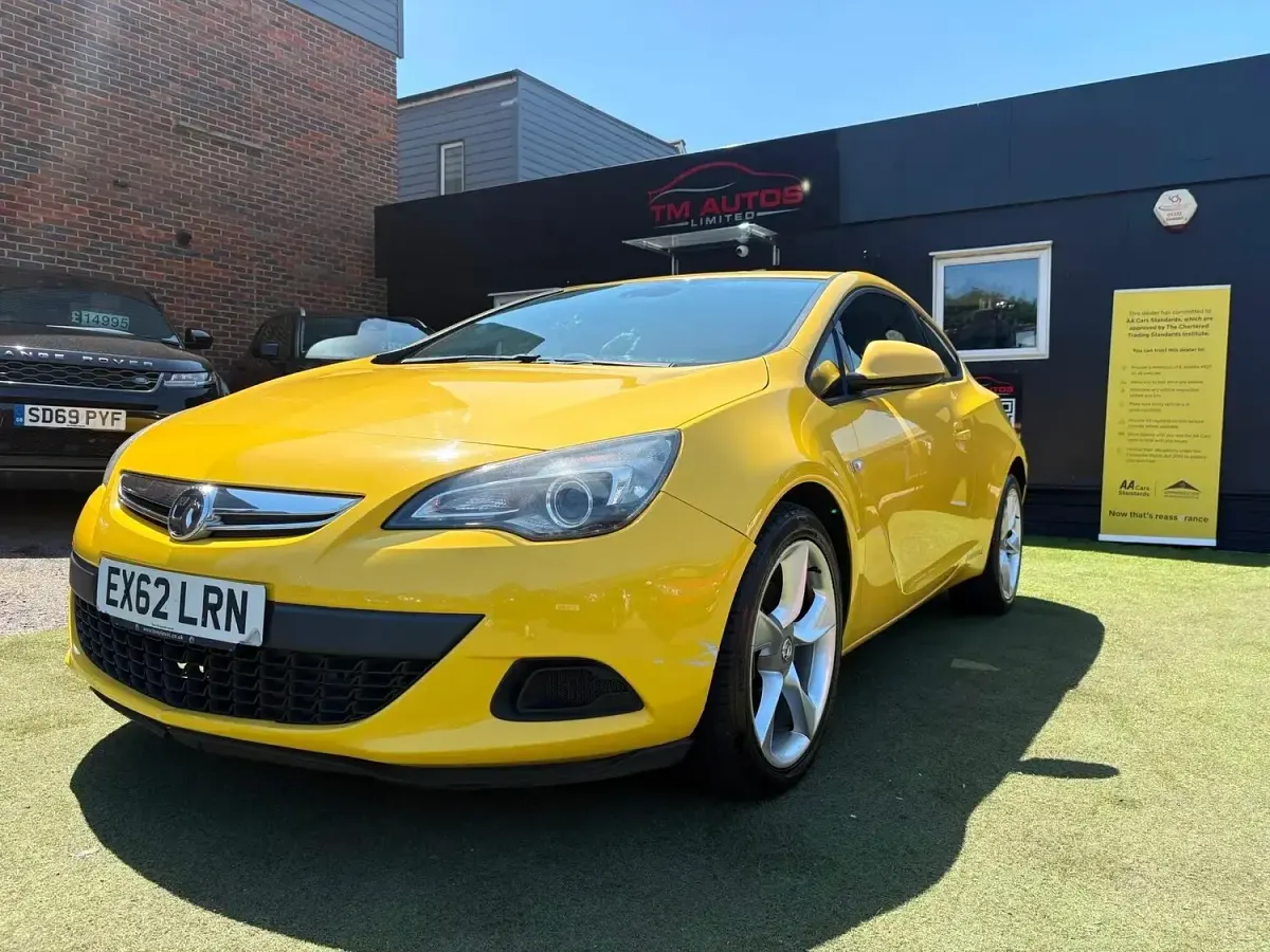 Used Vauxhall Astra GTC Sport 2012 Yellow Hatchback