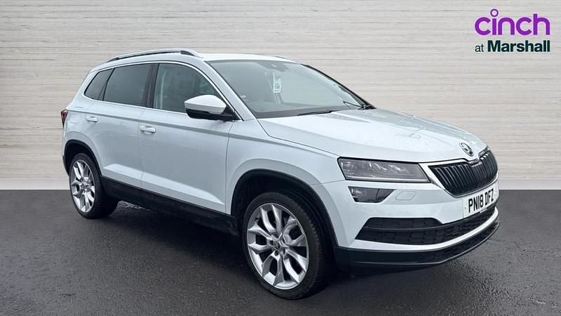 Used Skoda Karoq 150 HP (110 kW) 2018 White SUV