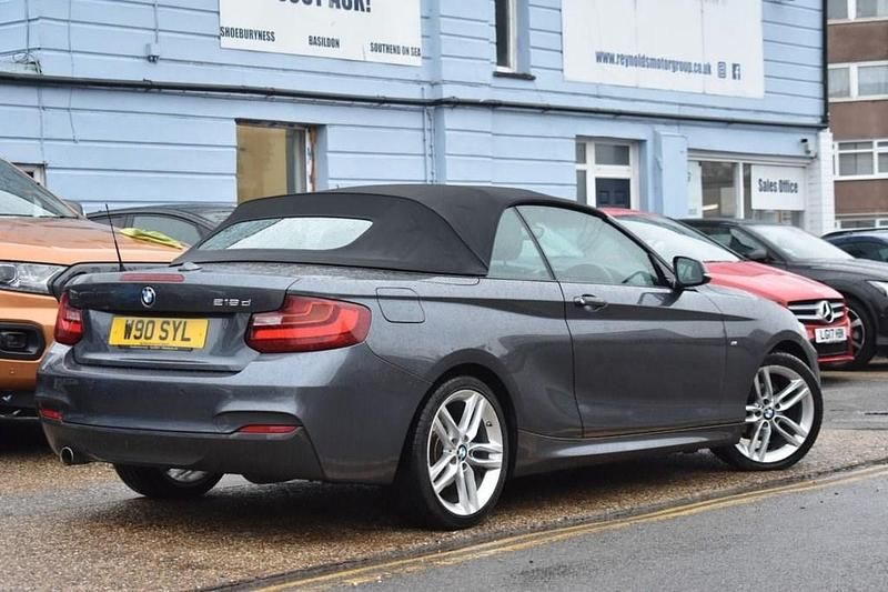 Used BMW 218 M Sport 150 HP (110 kW) 2016 Grey Cabriolet