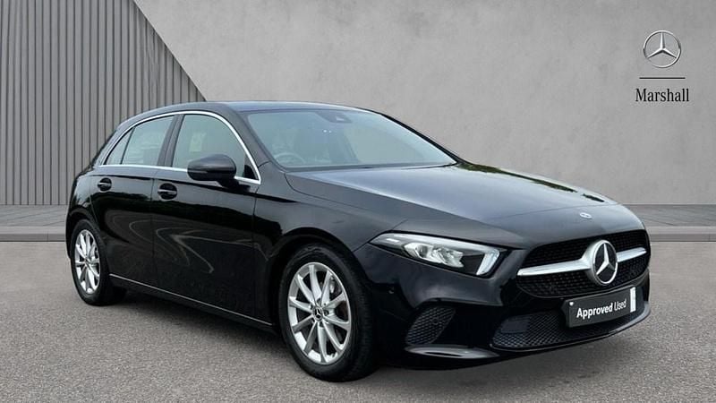 Cosmos black metallic Used 2019 Mercedes A180 Executive Hatchback | £14,250 (Good price) - Image 1/4