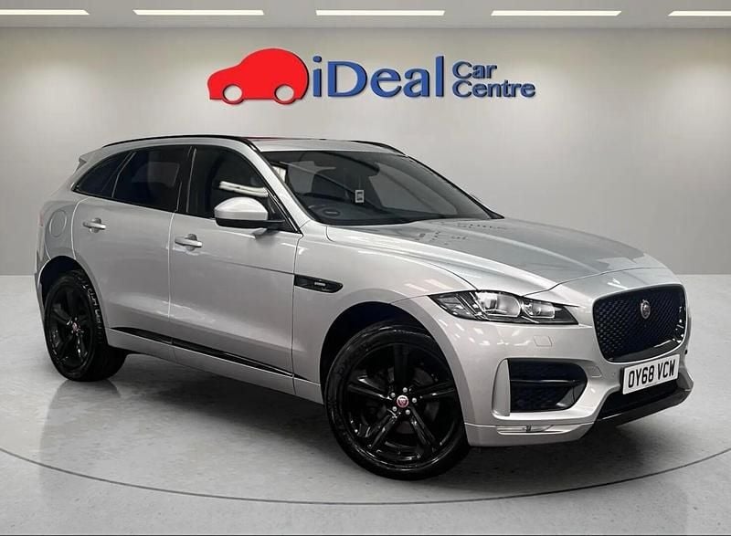 Silver Used 2018 Jaguar F-Pace R-Sport SUV | £13,290 (Good price) - Image 1/4