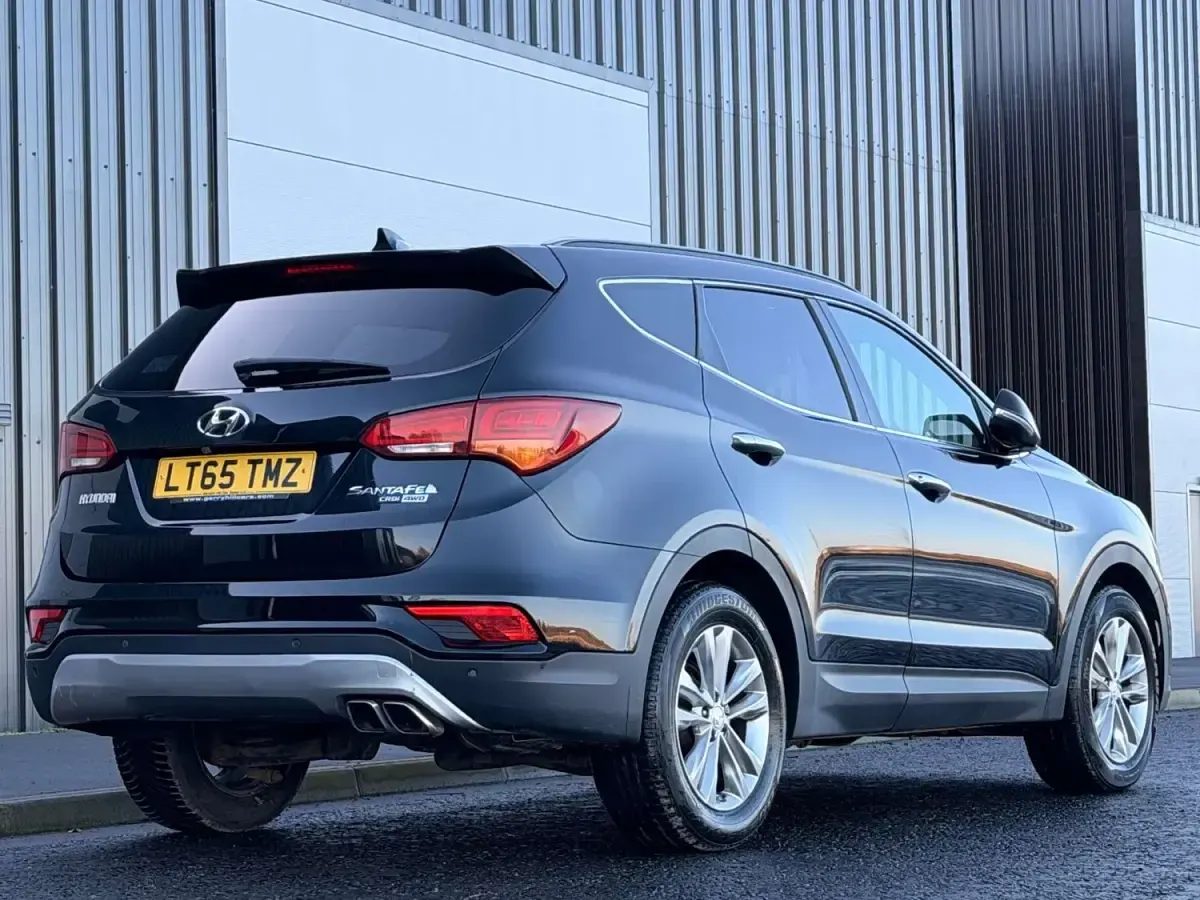 Begagnad Hyundai Santa Fe Premium 2015 Svart SUV