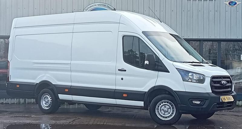 Used Ford Transit 130 HP (95 kW) 2021 White Van