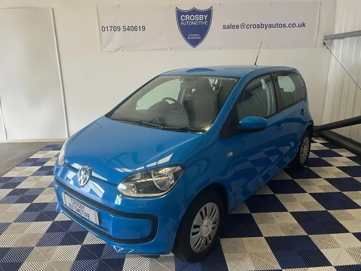 Used VW up! move up! 60 HP (44 kW) 2014 Blue Hatchback