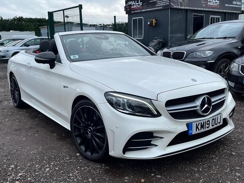 Begagnad Mercedes C43 AMG Premium Plus 2019 Vit Cab