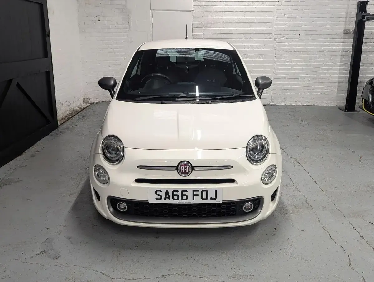 Used Fiat 500 S 69 HP (50 kW) 2016 White Hatchback
