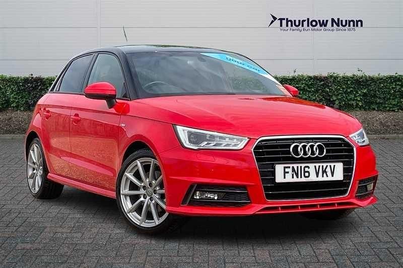 Red Used 2016 Audi A1 Sportback S-Line Hatchback | £11,899 (Fair price) - Image 1/4