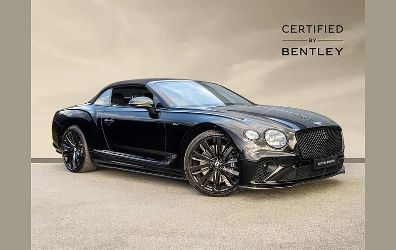 Used Bentley Continental GT Convertible 650 HP (478 kW) 2022 Black Cabriolet
