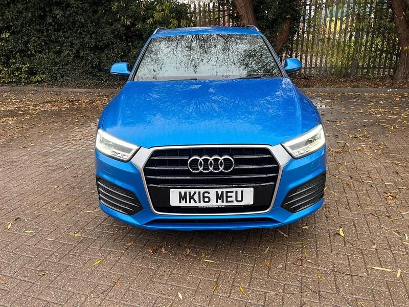 Begagnad Audi Q3 S-Line 150 HK (110 kW) 2016 Blå SUV
