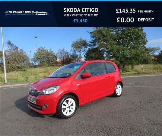 Red Used 2015 Skoda Citigo SE L Hatchback | £4,495 (Fair price) - Image 1/1