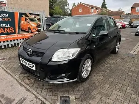Used Toyota Auris 124 HP (91 kW) 2009 Black Hatchback