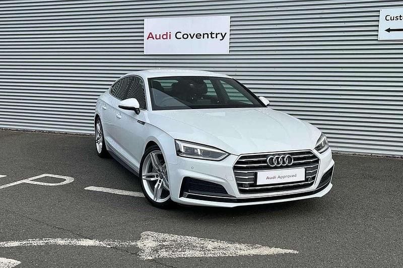 White Used 2020 Audi A5 Sportback S-Line Hatchback | £21,490 (Fair price) - Image 1/4