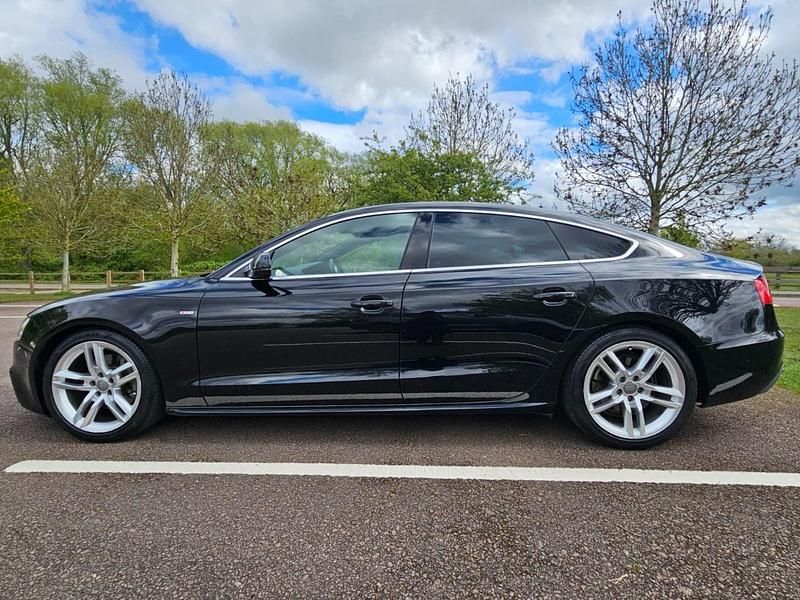 Used Audi A5 Sportback S-Line 230 HP (169 kW) 2015 Black Hatchback