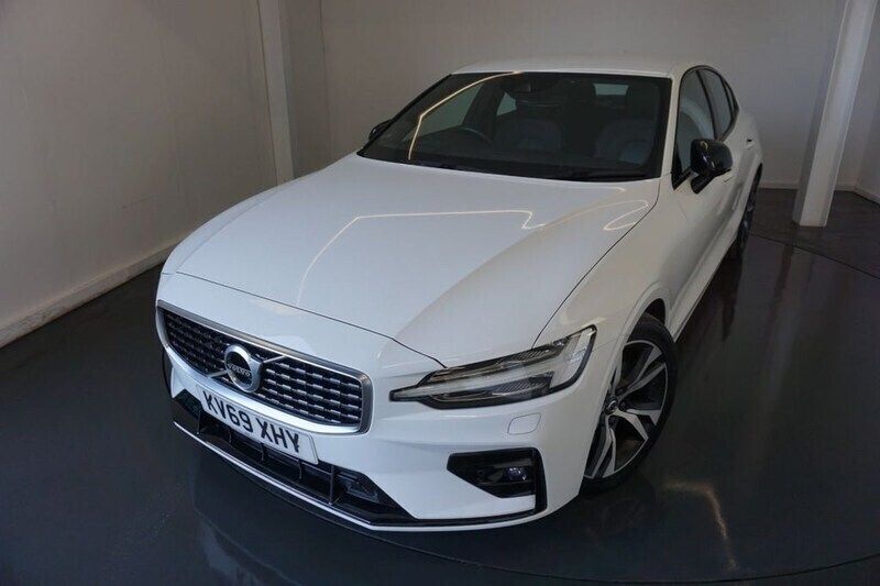 White Used 2019 Volvo S60 R-Design Sedan | £18,250 (Fair price) - Image 1/4