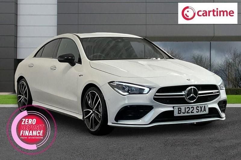 White Used 2022 Mercedes CLA35 AMG Premium Coupe | £28,990 (Good price) - Image 1/4