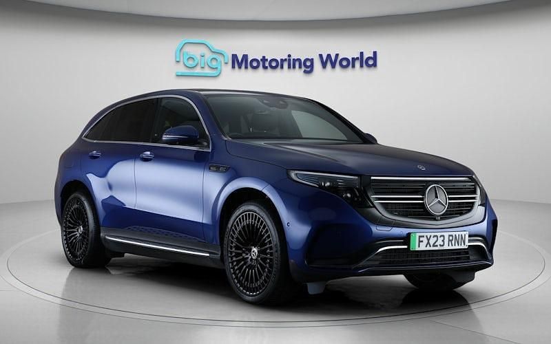 Used Mercedes EQC400 AMG line 300 kW (408 HP) 2023 Blue SUV