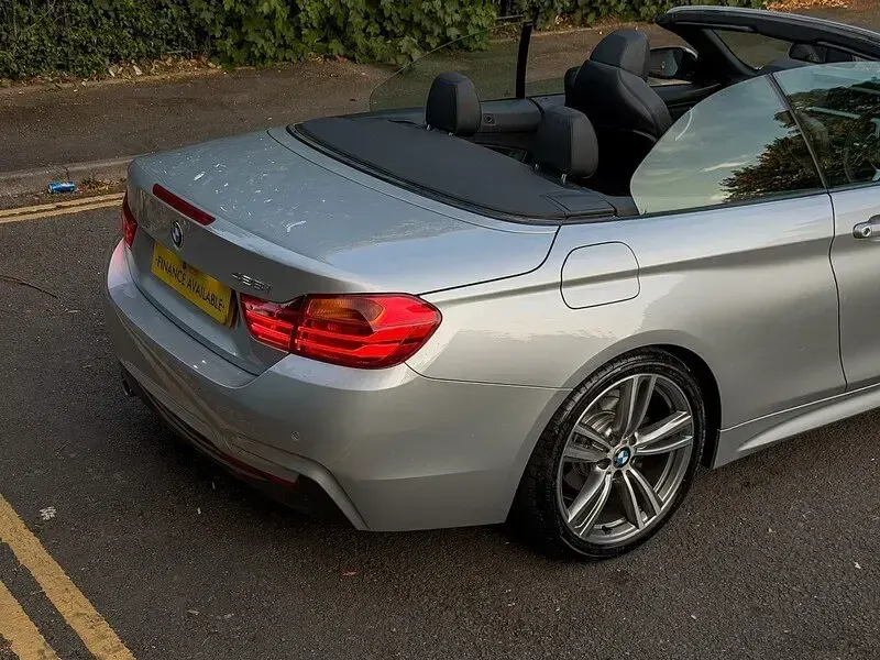 Used BMW 428 M Sport 245 HP (180 kW) 2014 Silver Cabriolet