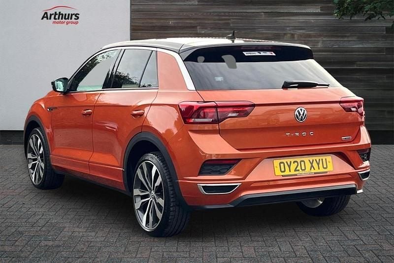 Used VW T-Roc R-line 187 HP (137 kW) 2020 Orange SUV