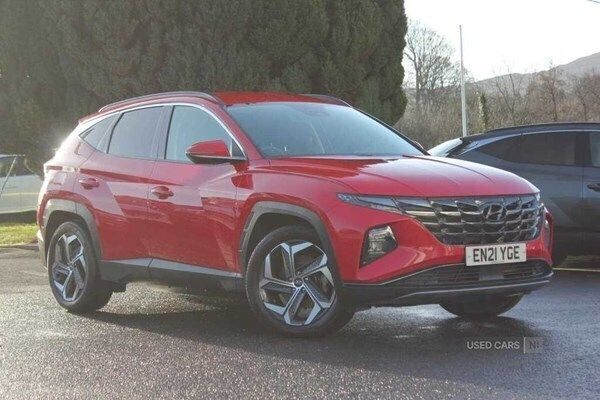 Red Used 2021 Hyundai Tucson Premium SUV | £20,990 (Good price) - Image 1/4