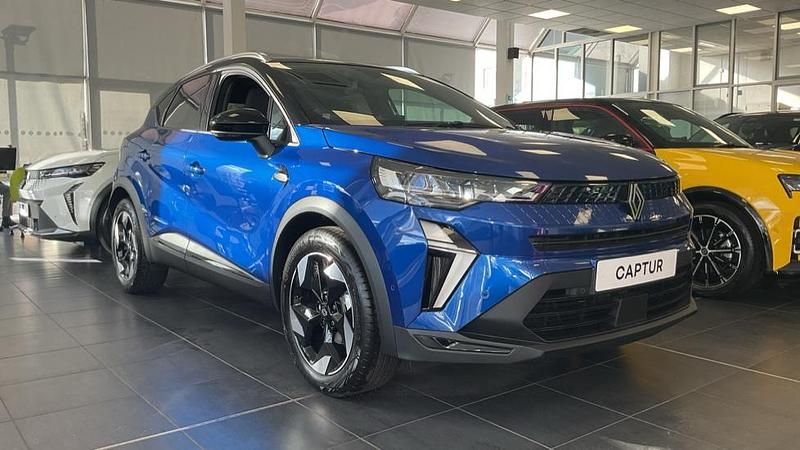 Special metallic iron blue New 2025 Renault Captur Techno SUV | £19,097 (Good price) - Image 1/1