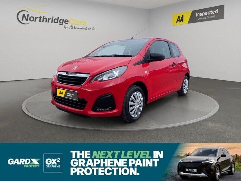Red Used 2016 Peugeot 108 Access Hatchback | £5,495 (Fair price) - Image 1/4