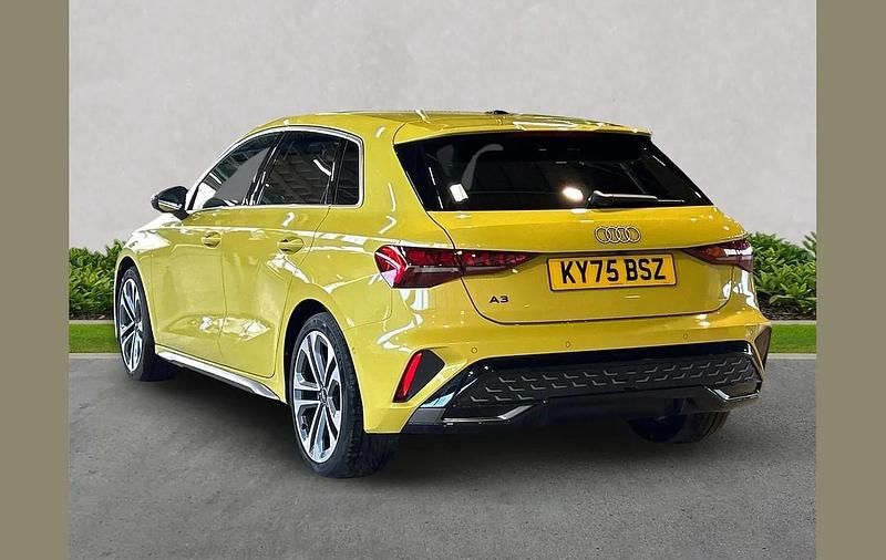New Audi A3 S-Line 147 HP (108 kW) 2025 Yellow Hatchback