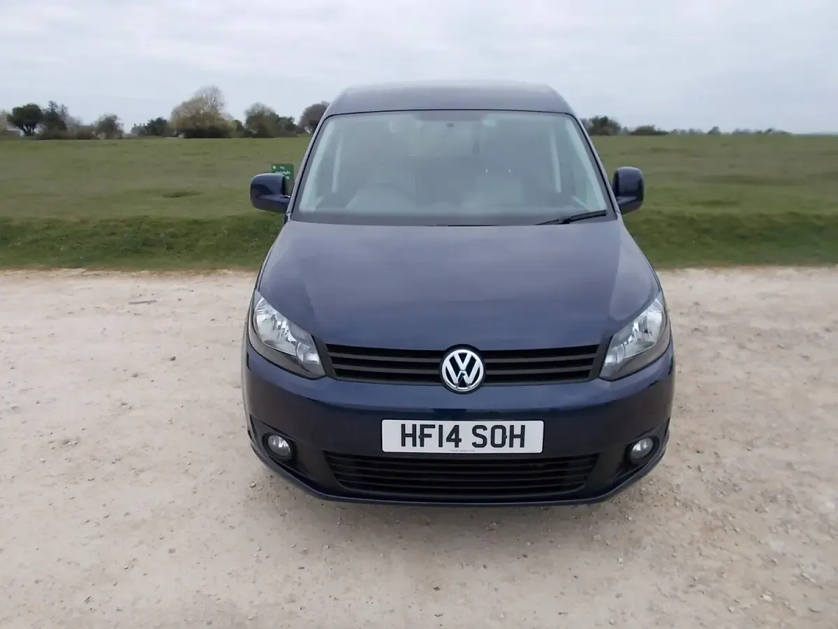 Used VW Caddy Life 102 HP (75 kW) 2014 Blue MPV
